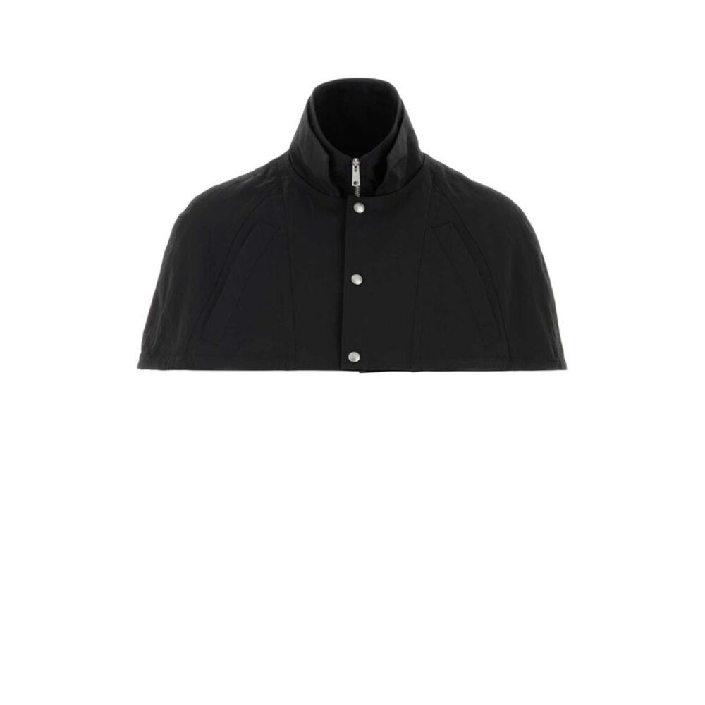 Prada Men Black Nylon Cape